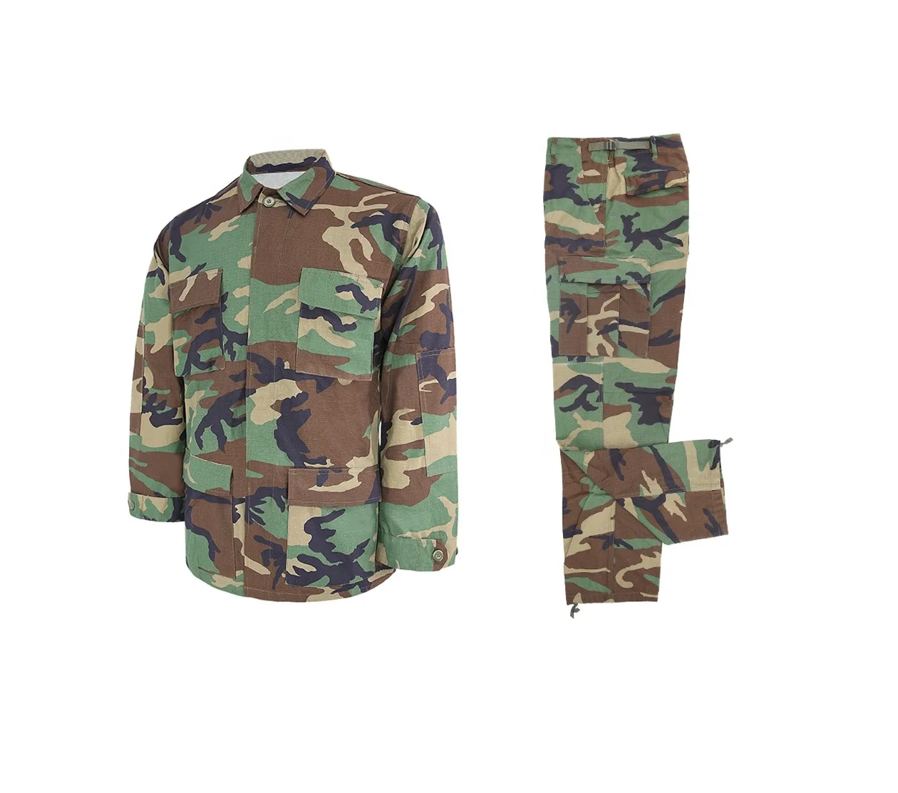Digital Camo Army Combat Uniform Suits Military Tactical Army Suits Woodland Camouflage Military Uniform For Military