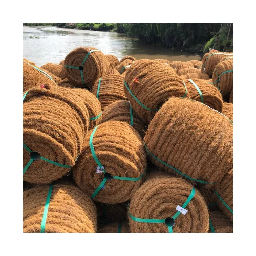 Natural eco friendly coconut coir fiber ropes Heavy Strong Coconut Fiber Yarn For Farm