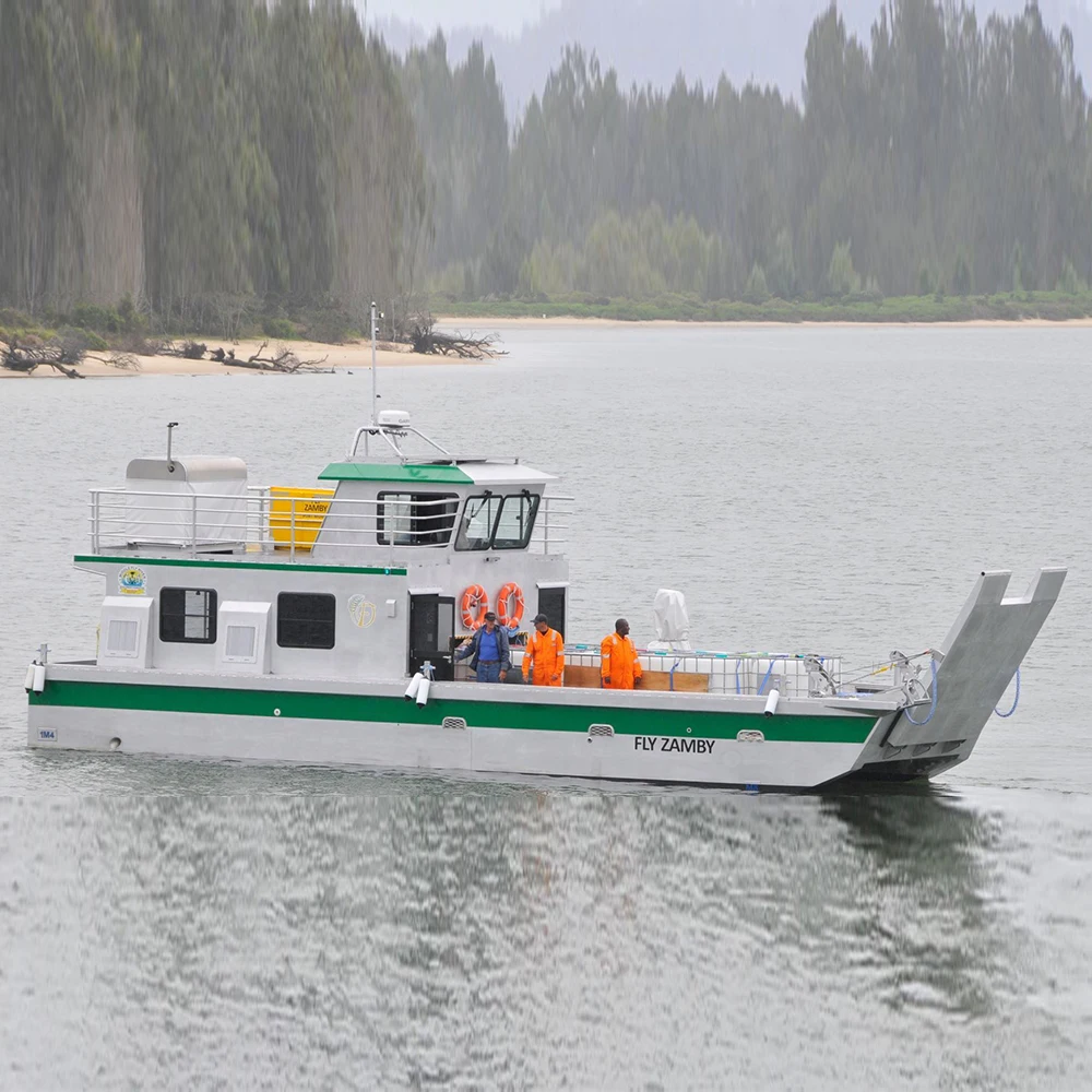 20m strong heavy duty aluminum landing craft barge