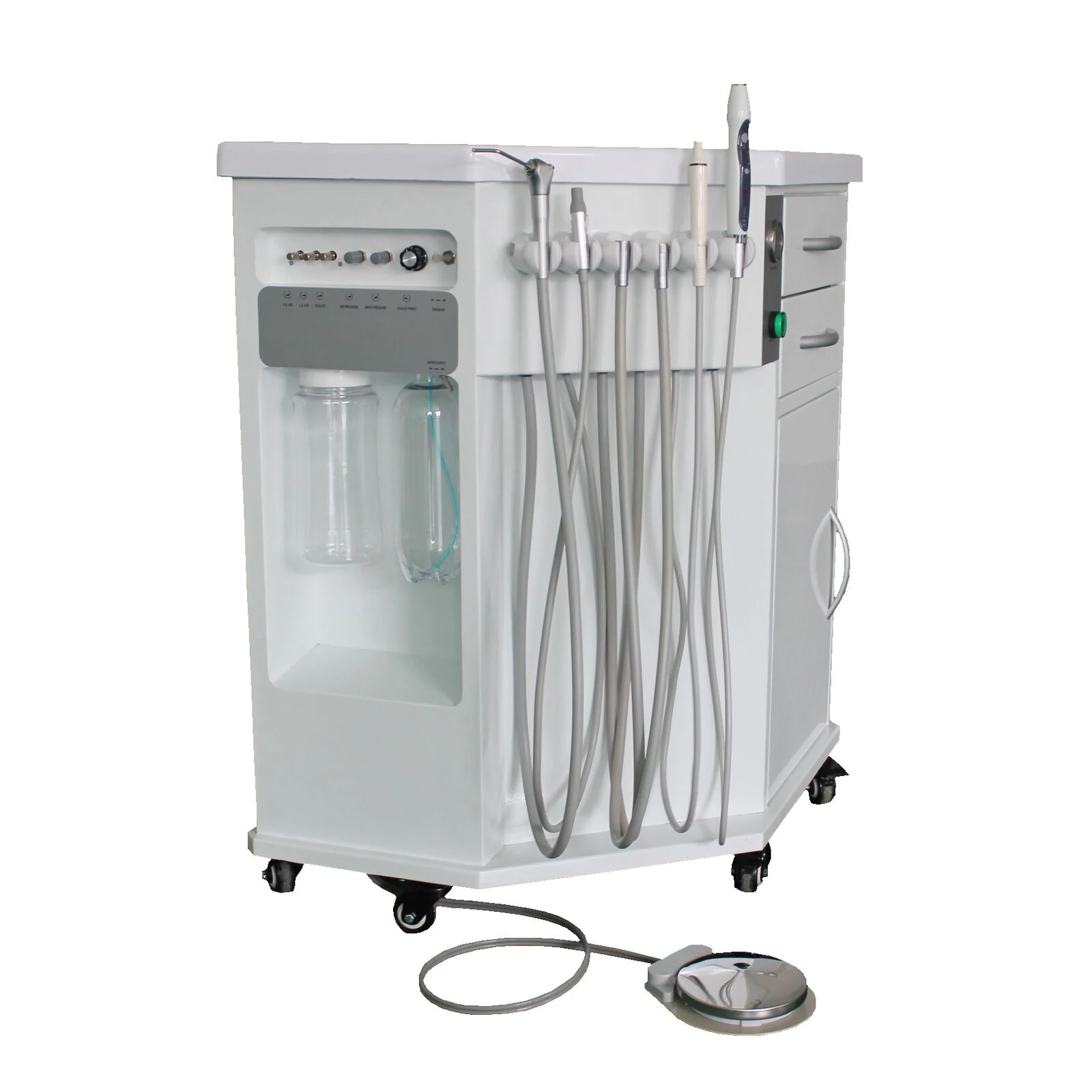 Высокое качество портативный блок всасывания GU-P212 стоматологический передвижной системы доставки переносная портативная обработка шкаф портативная стоматологическая установка