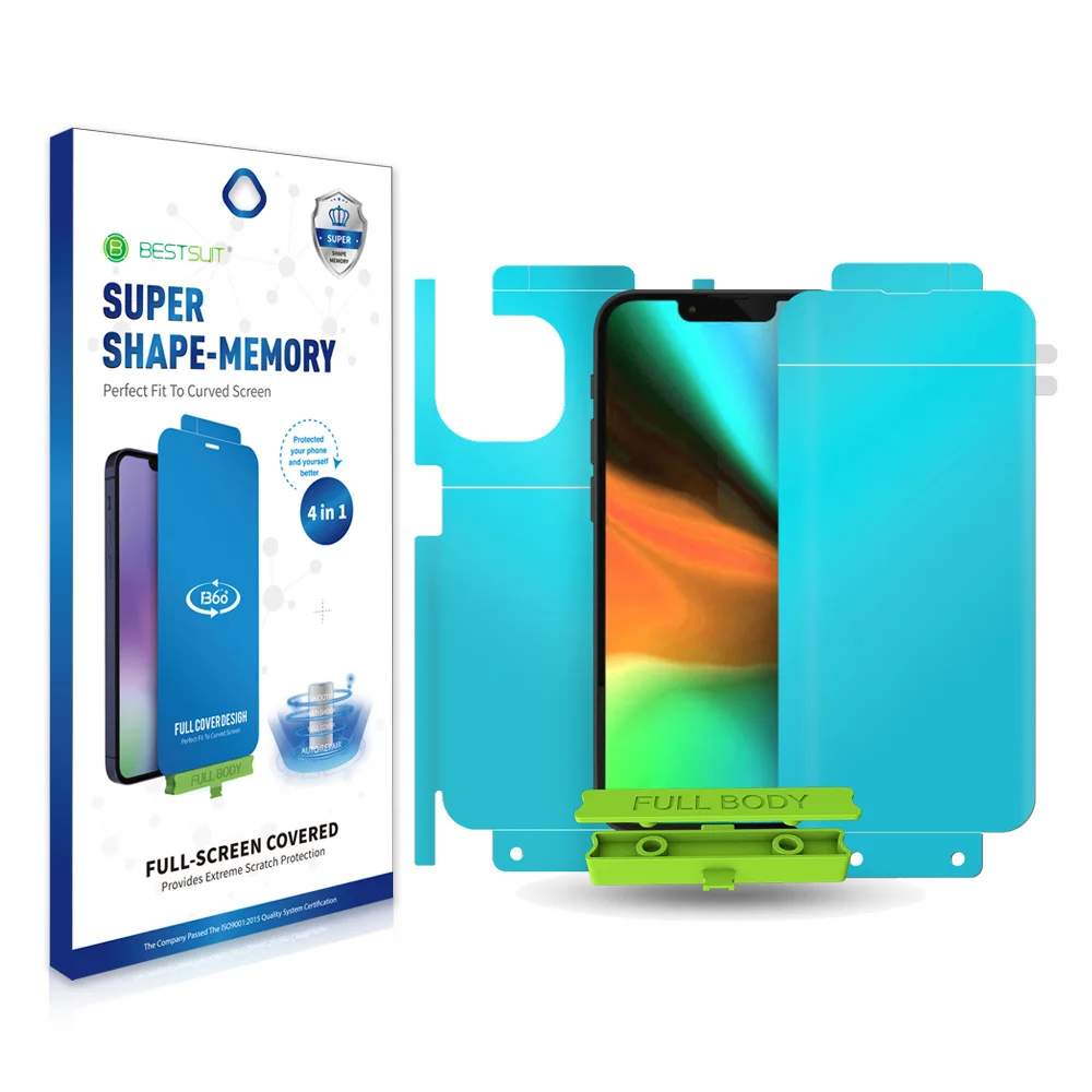 Newest 360 Arc Memory Film Anti-Fingerprint Bubble Free Hydrogel For iPhone 13/12/11/X Screen Protector