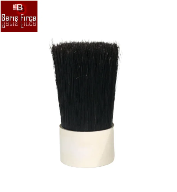 Black Color Chunking Hog Bristle double boiled Pure Bristle Black pig hair for brush making