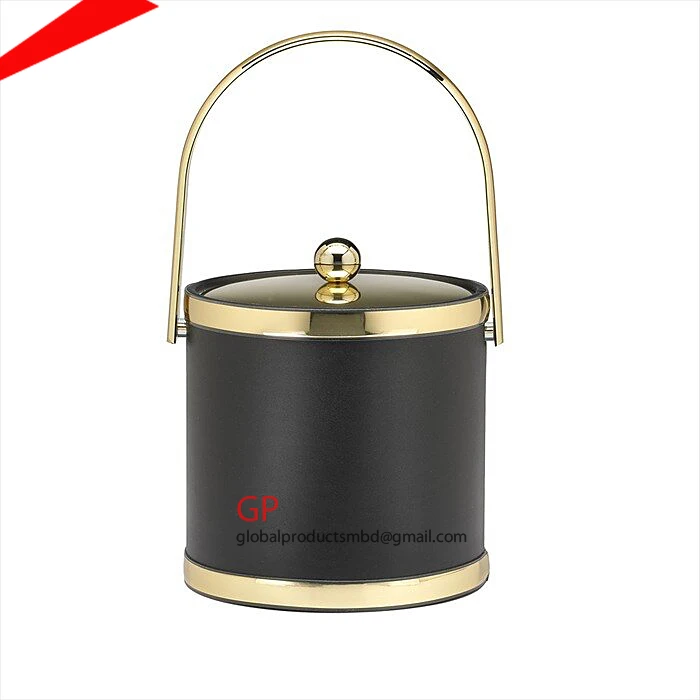 top quality pure copper oval shape ice bucket beverage tub for bar weddings hotels