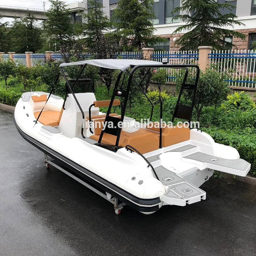 
Liya 22feet hypalon rigid inflatable boat rib fihing boats for sale 