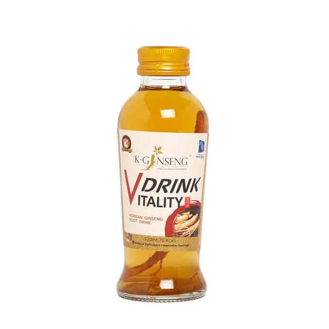  Корейский K-женьшень Gyeonggido 6 лет полный Корень женьшеня Panax V(Vitality) напиток 120 мл * 10