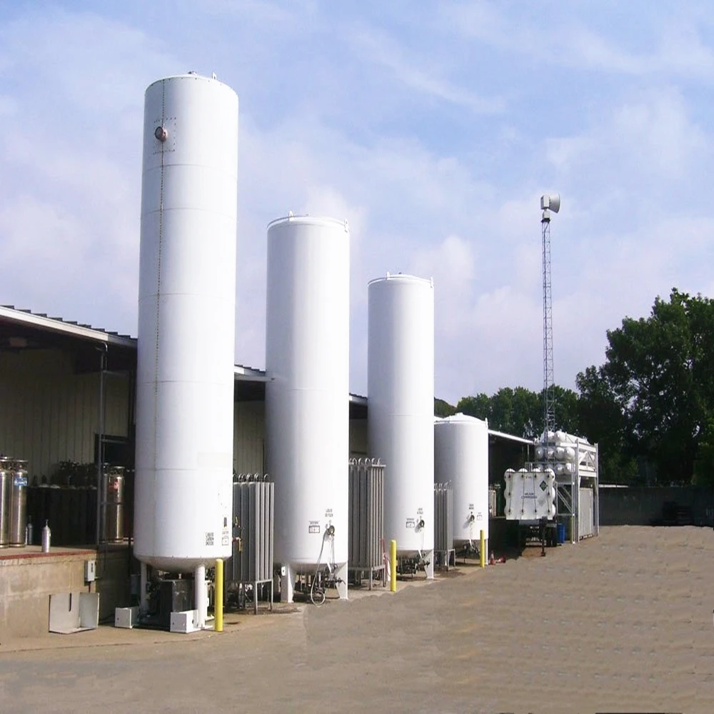 Hot sale 3m3 Liquid Oxygen Cryogenic Tank for Water Wastewater Treating Glass Pulp Paper Filling Station