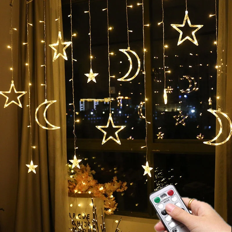 
decorative light for house hanging light led string curtain light 
