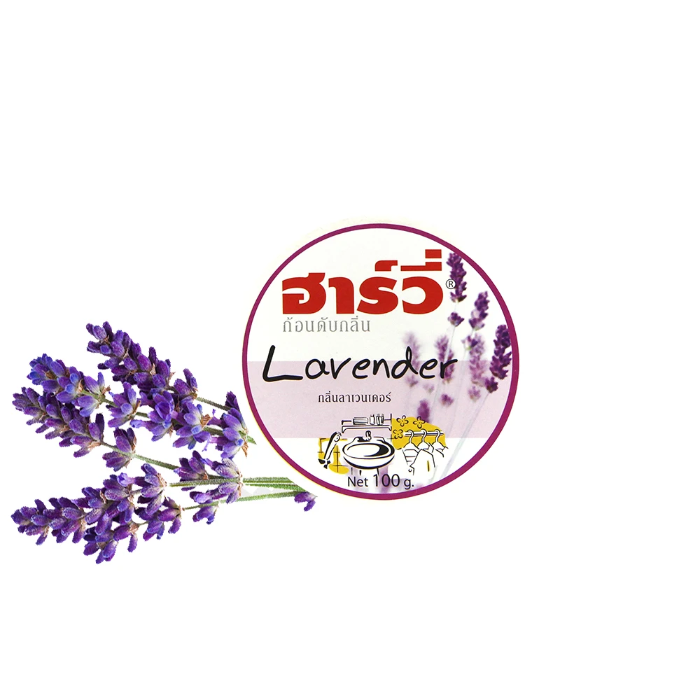 Wholesale Rose Scent Solid Deodorant of Harvie Deodorizer Odor Block Refill 100g. Best Selling in Thailand