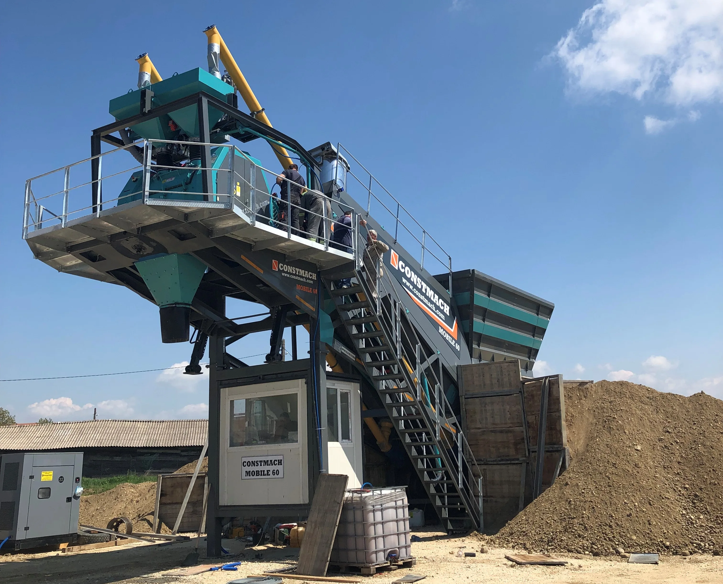 Batching Machine Manufacturing Plant,construction Works 10 Years CE ISO9001 CONSTMACH 33tonnes Electric Provided 2 Years 125 Kw