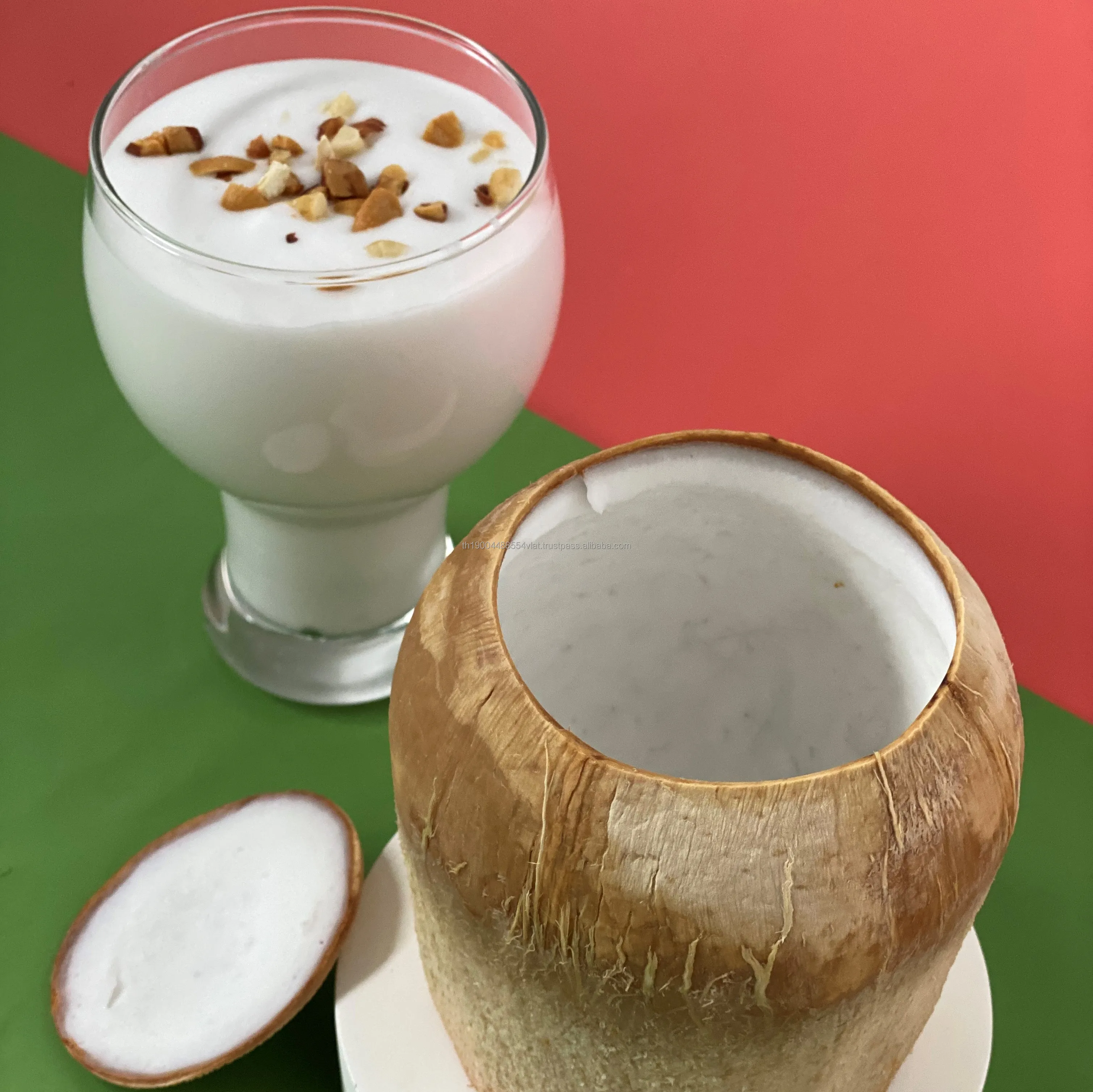 Organic Coconut Bowl for Icecream Cups Frozen Fruit product from Thailand Organic Agricultural Products