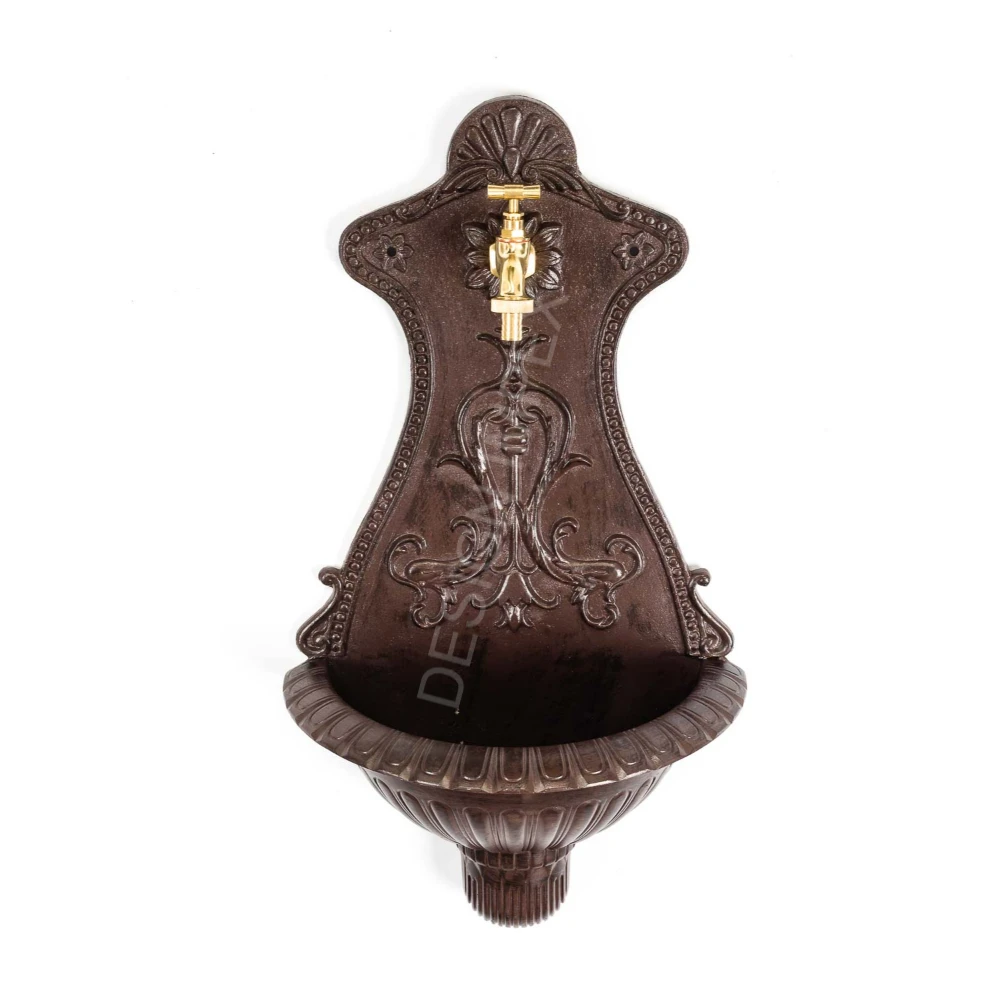 Extreme top Quality Metal Wall Fountain Vintage Style decorative Indoor Outdoor Uses Cast Iron Wall Fountain Custom Color Coated