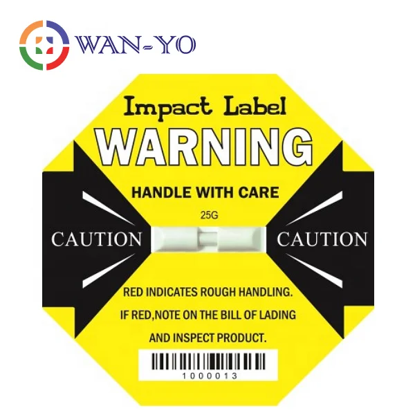 Gforce Damage Detector Shipping Labels : Monitor Shipments with Impact Labels By WAN-YO