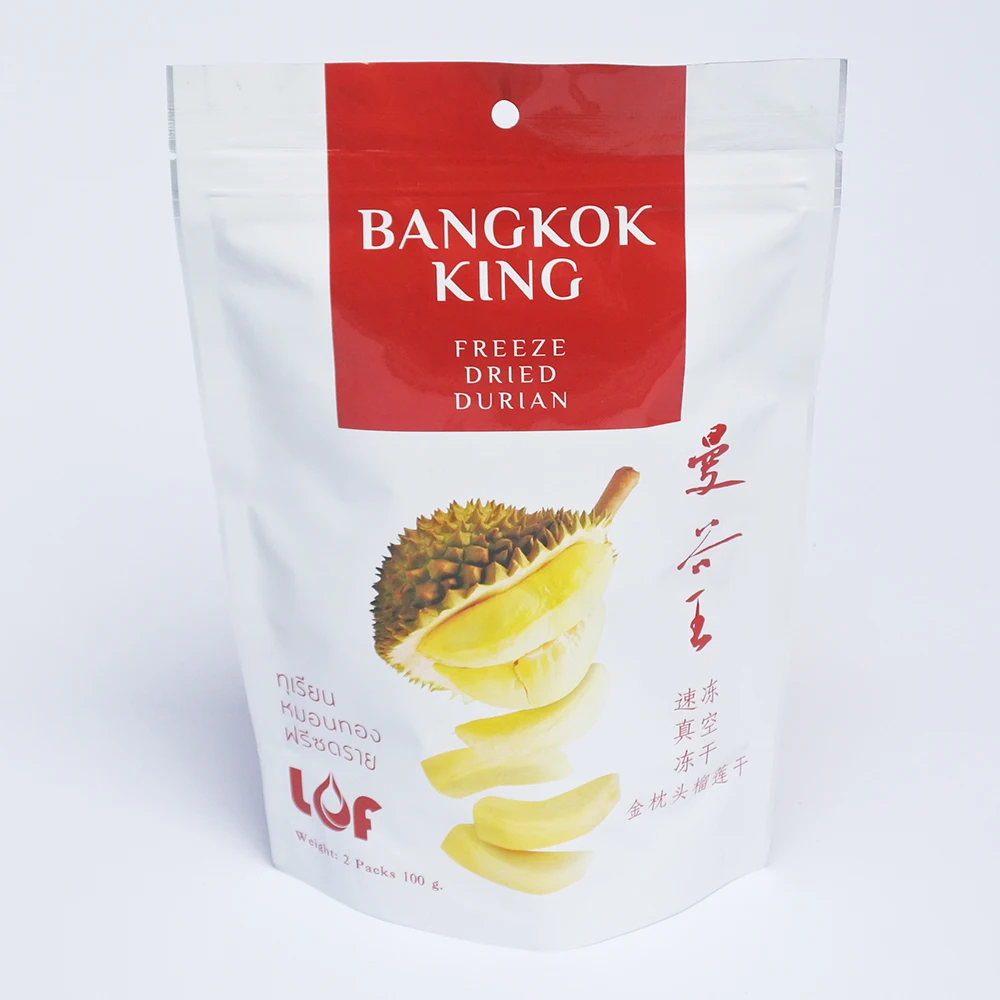 
Highly Recommended For Sweet BANGKOK KING Freeze Dried Durian Shipping From Thailand 