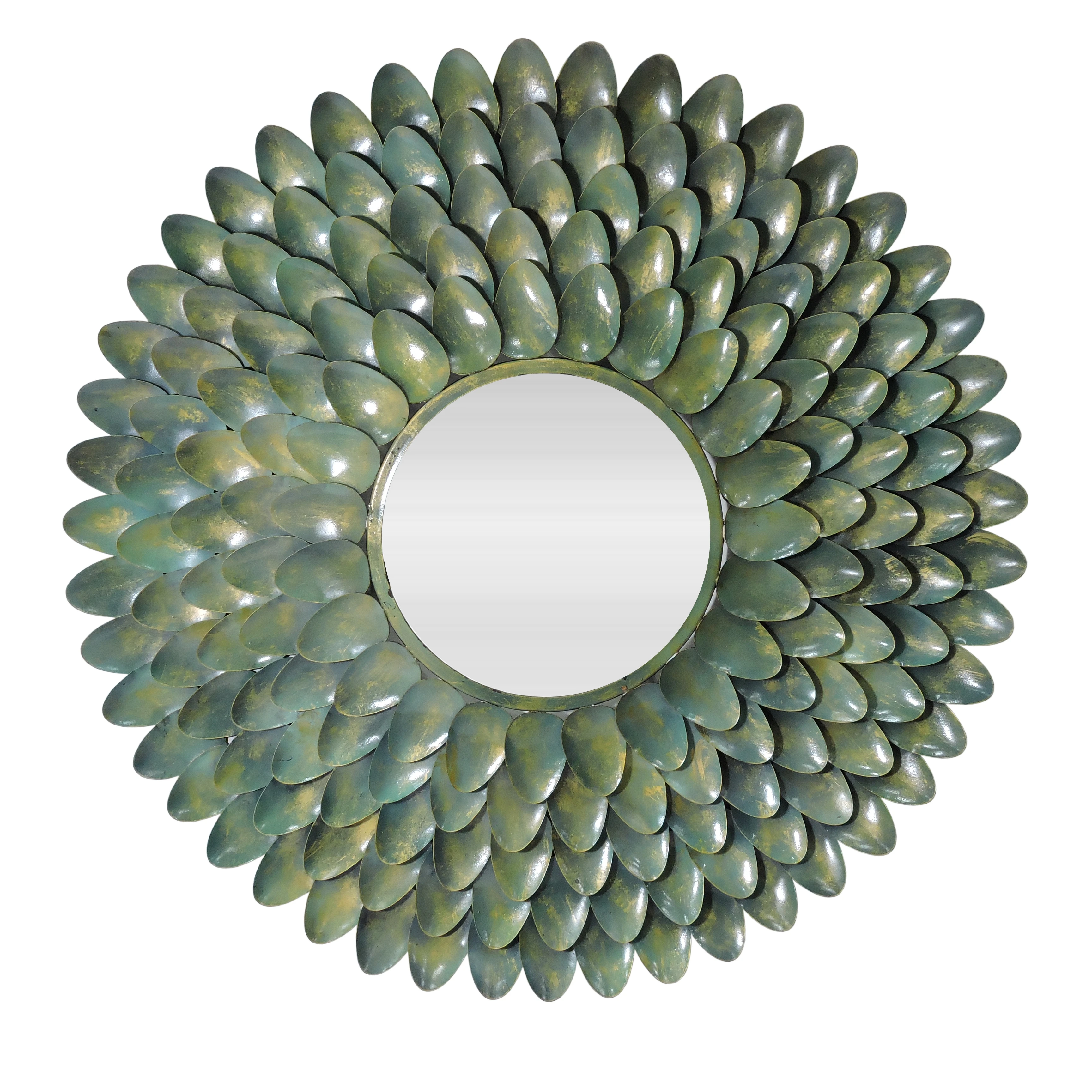 Рамка настенная для зеркала украшение гостиной спальни прихожей зеркальный дизайн в деревенском стиле большого размера дизайнерская металлическая круглая подставка Всесезонная