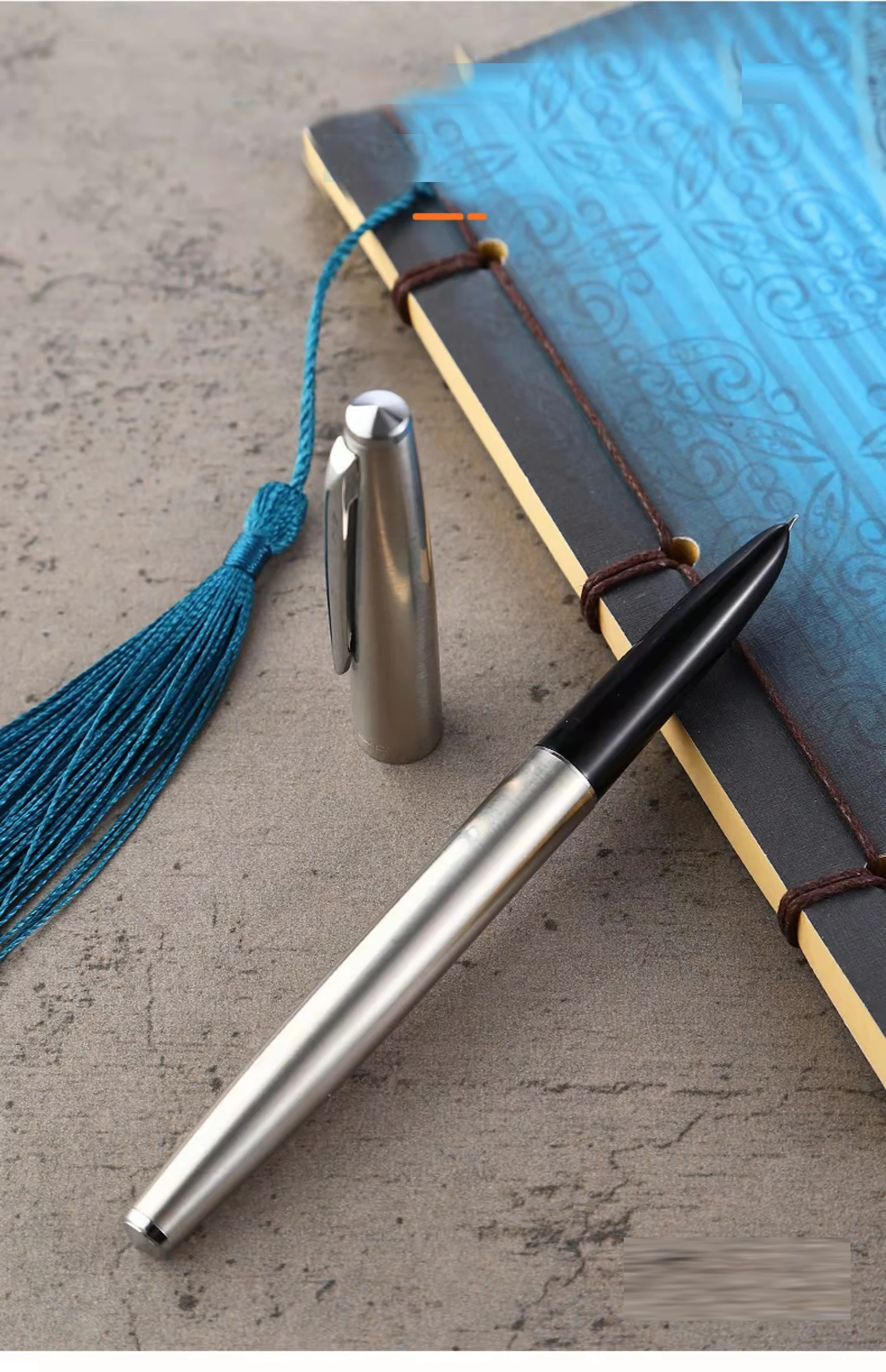 Jinhao 911 0 7 мм полностью стальная перьевая ручка резной дизайн дракона Студенческая эксклюзивная