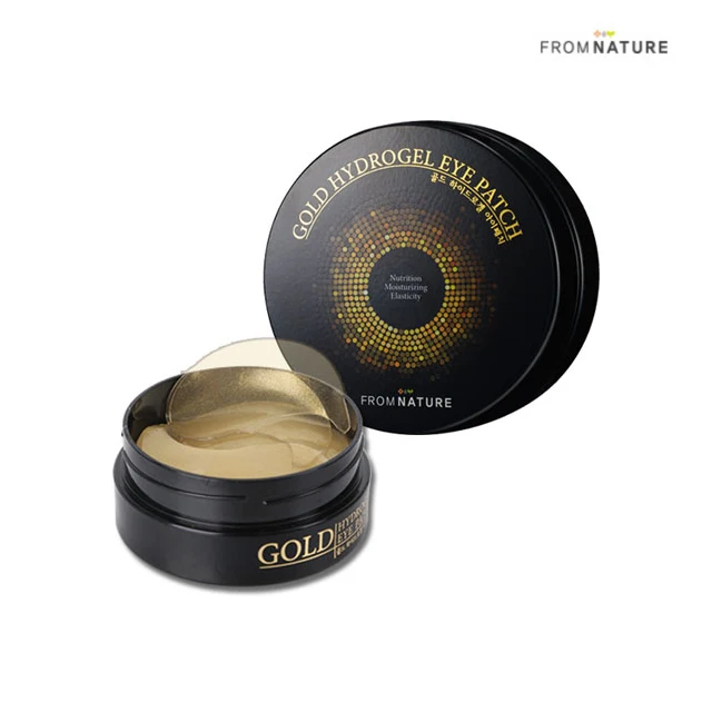 puffy eyes eye patches dark circles FROM NATURE Gold Hydrogel Eye Patch Mask korean cosmetics