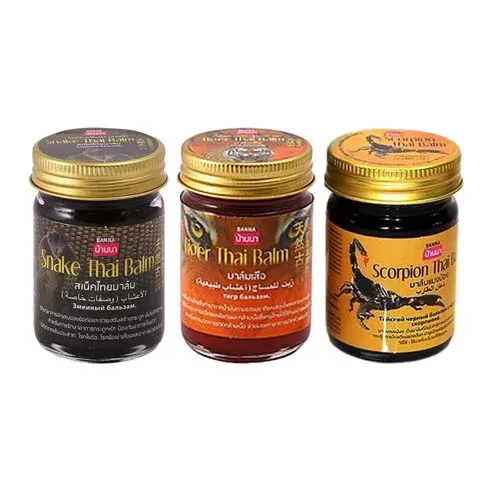 
Thai balsams Banna with Scorpion Tiger and Snake Venom 50 g 
