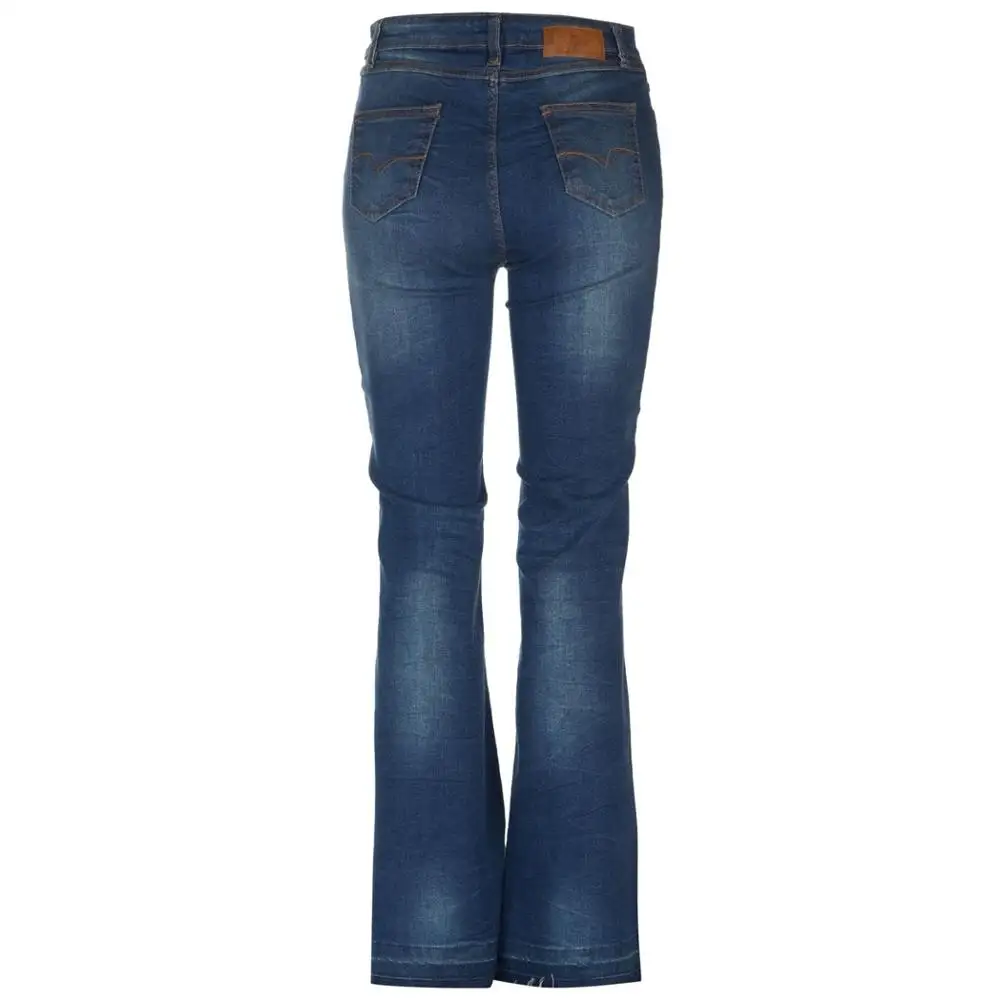 Women Five-pocket Jeans LOOSE Zipper Fly OEM Service Quick Dry Enzyme Wash Snow Wash Stonewashed Windproof Eco-friendly Pockets