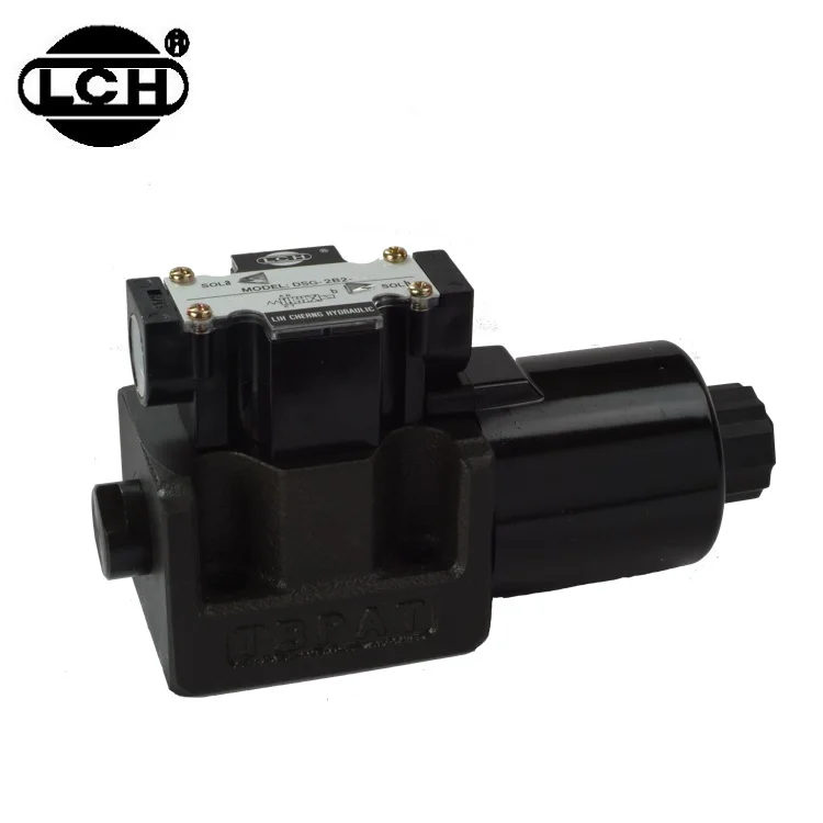 LCH yuken series hydraulic solenoid valve 12v volt manifold block
