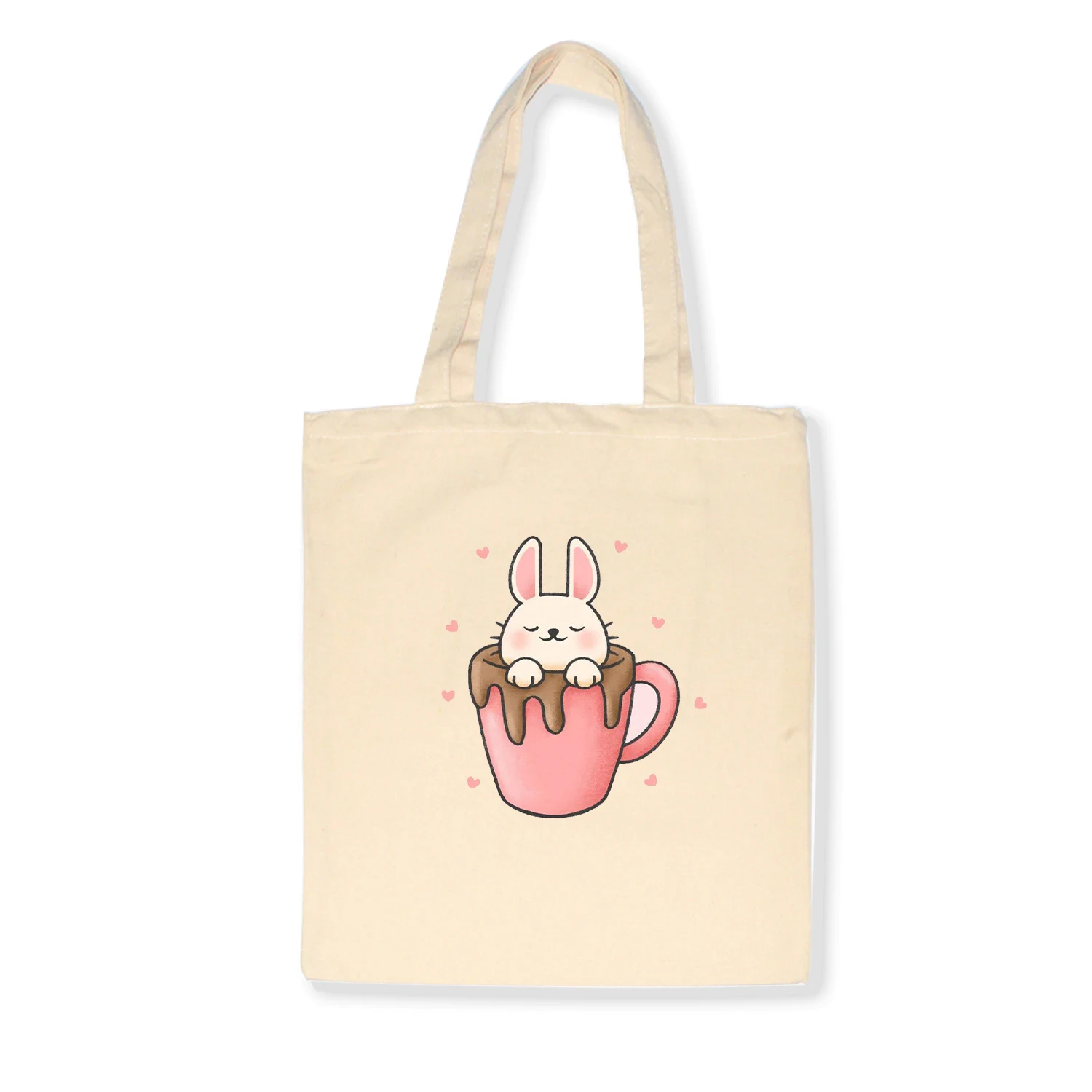 2020 custom logo full color printing canvas cotton tote bag