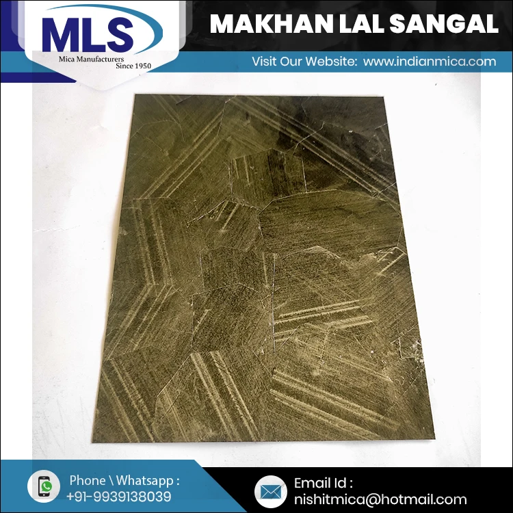 
Premium Good Quality Heat Resistant Made Mica Sheets Indian Supplier 