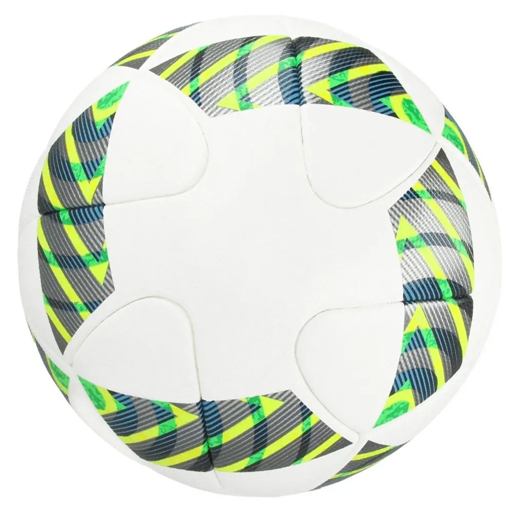 Factory direct sale machine stitched Football size 5 leather soccer ball promotional football