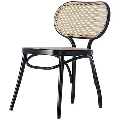 Стул Vienna Thonet Rattqan, ротанговое сиденье, деревянная рама, ротанговый стул