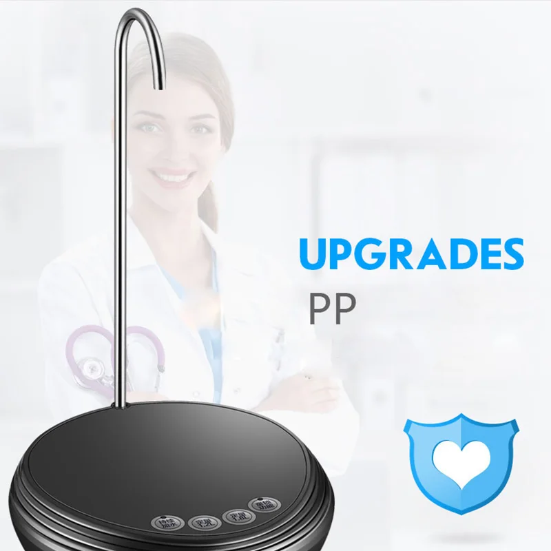 LED Water Dispenser USB Recheargable Home Charging Bucket Automatic Fluid Dispenser USB Rechargeable Durable Electric Water Pump