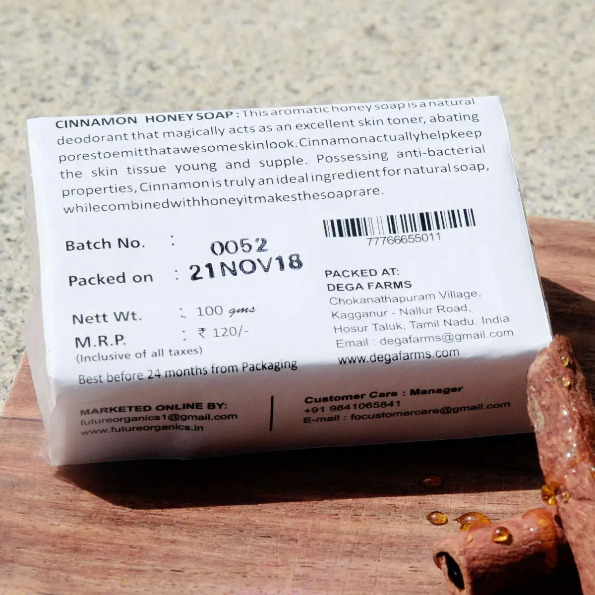 Wholesale Factory Price 100% Pure Cinnamon Honey with Goat milk Bathing Soap With Goodness of Herbal Ingredients