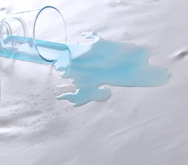 Anti-Pull Flame Retardant Rectangular Hypoallergenic 100% Polyester Knitted Plain Waterproof Mattress Cover