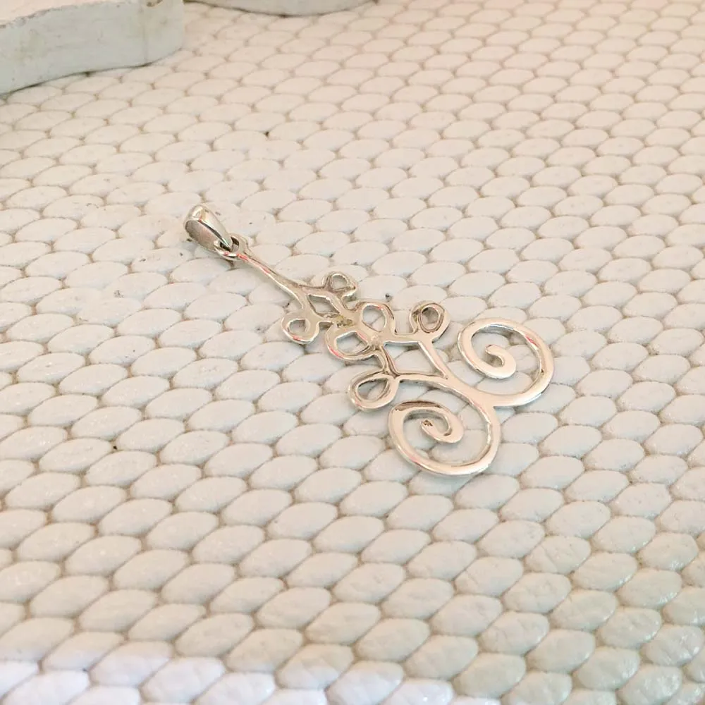 925 Sterling Silver Top Quality Factory Wholesale Price Handmade Beautiful Plain Pendant Creative Unique Design Pendant Genuine