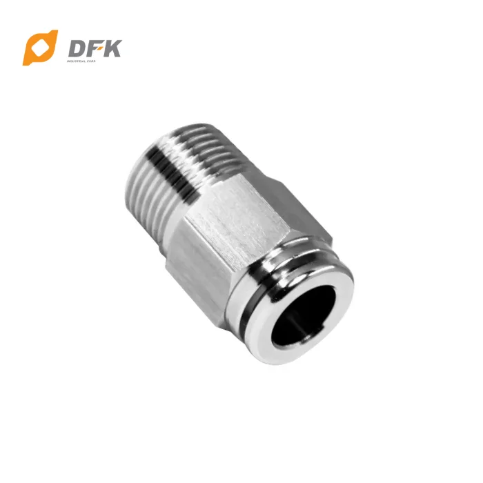 Нажимные пневматические фитинги из нержавеющей стали штекерные разъемы