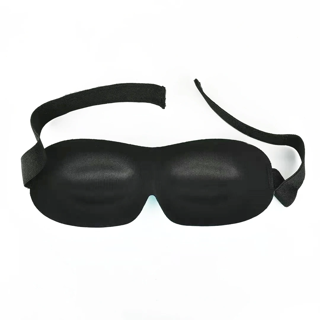 REACH Passed Plain Color Foldable and Portable Lightweight Contoured 3D Blackout  Molded Sleepmask for Travel