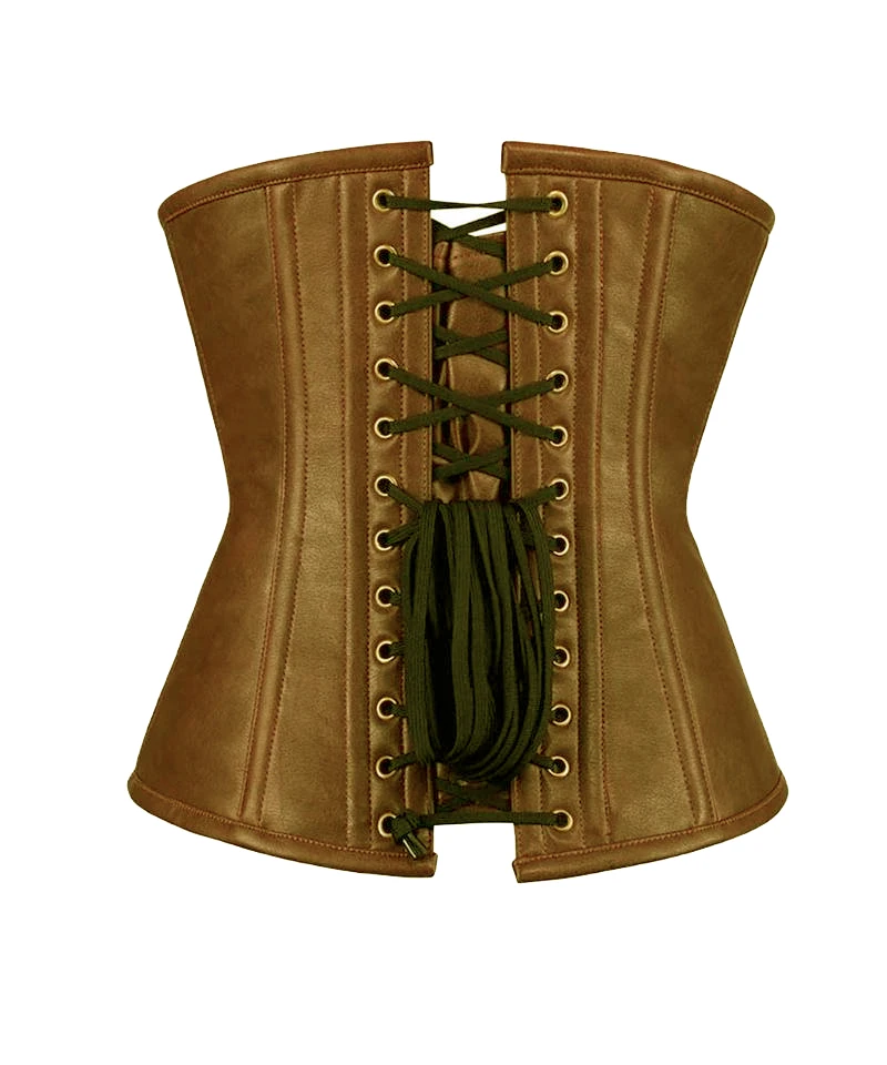 Corsets Shapewear Brocade Lingerie Overbust Corset Top Sexy Plus Size Women Vintage in Premium Leather