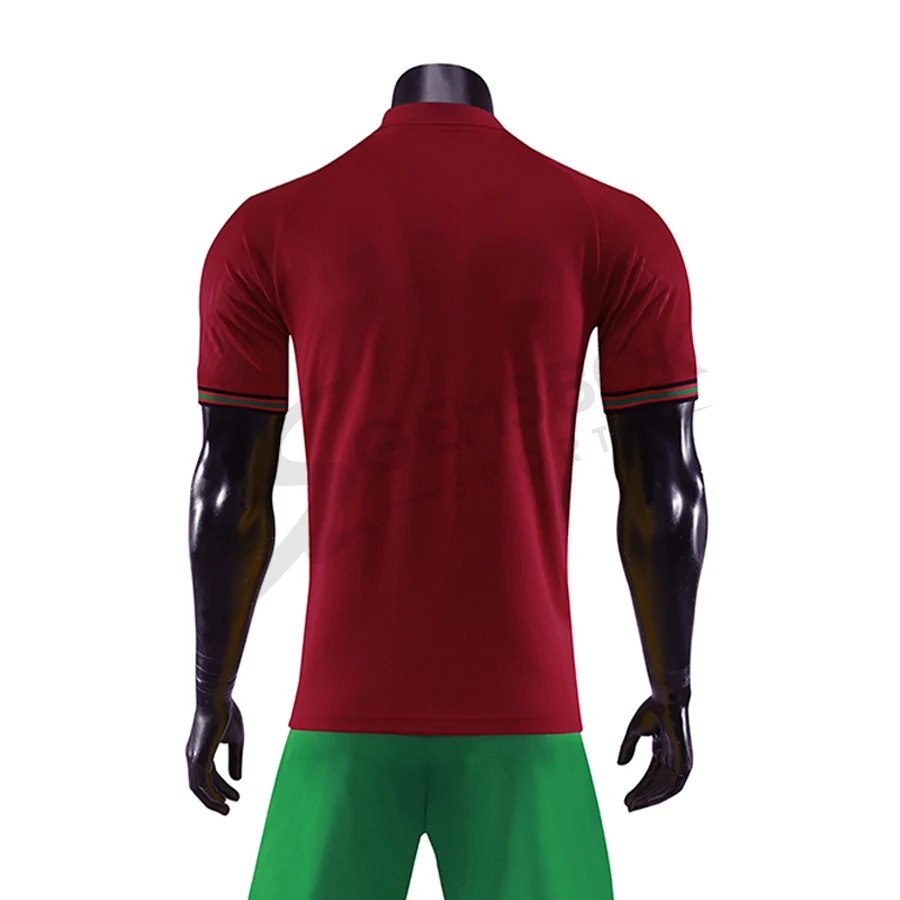 Football Jerseys Men Blank Soccer Jerseys Set Football Shirts Boys Soccer Uniforms Soccer Wear Wholesale Sublimation Plain Print