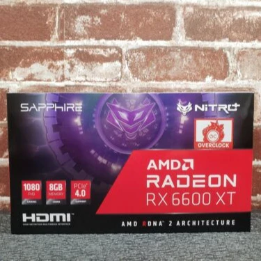 Lowest Price Sapphire NITRO+ AMD Radeon 6600 RX XT Graphics Card GPU Gaming OC 8GB GDDR6