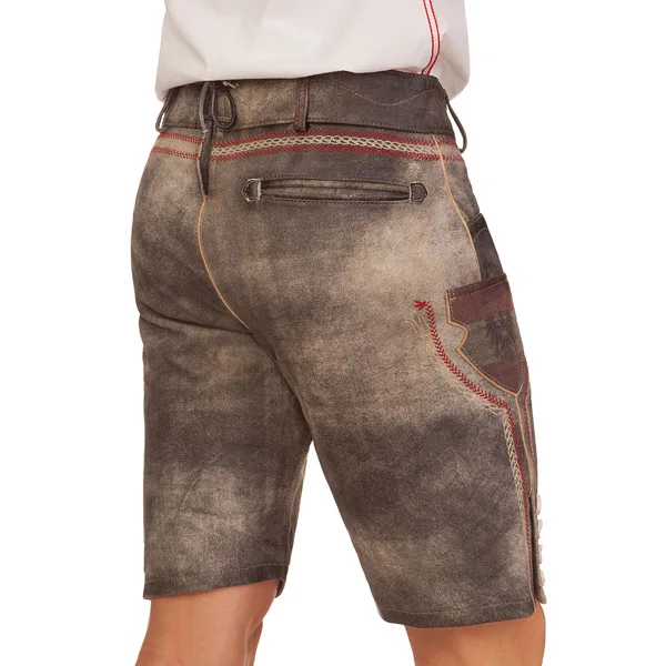202 New Traditional Trachten Lederhose Bavarian Garments Trachten Short Pant Custom Embroidery of your choice
