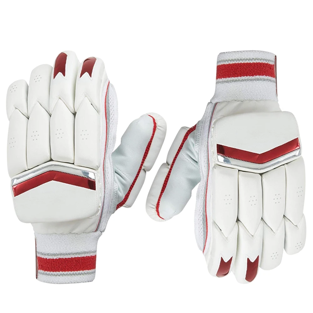 OM service led guard high quality Cricket Gloves