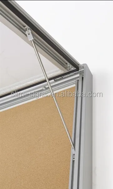 A1 Aluminum advertising hanging Customized Lockable Anti-theft Waterproof indoor Outdoor Poster Frame Notice Boards