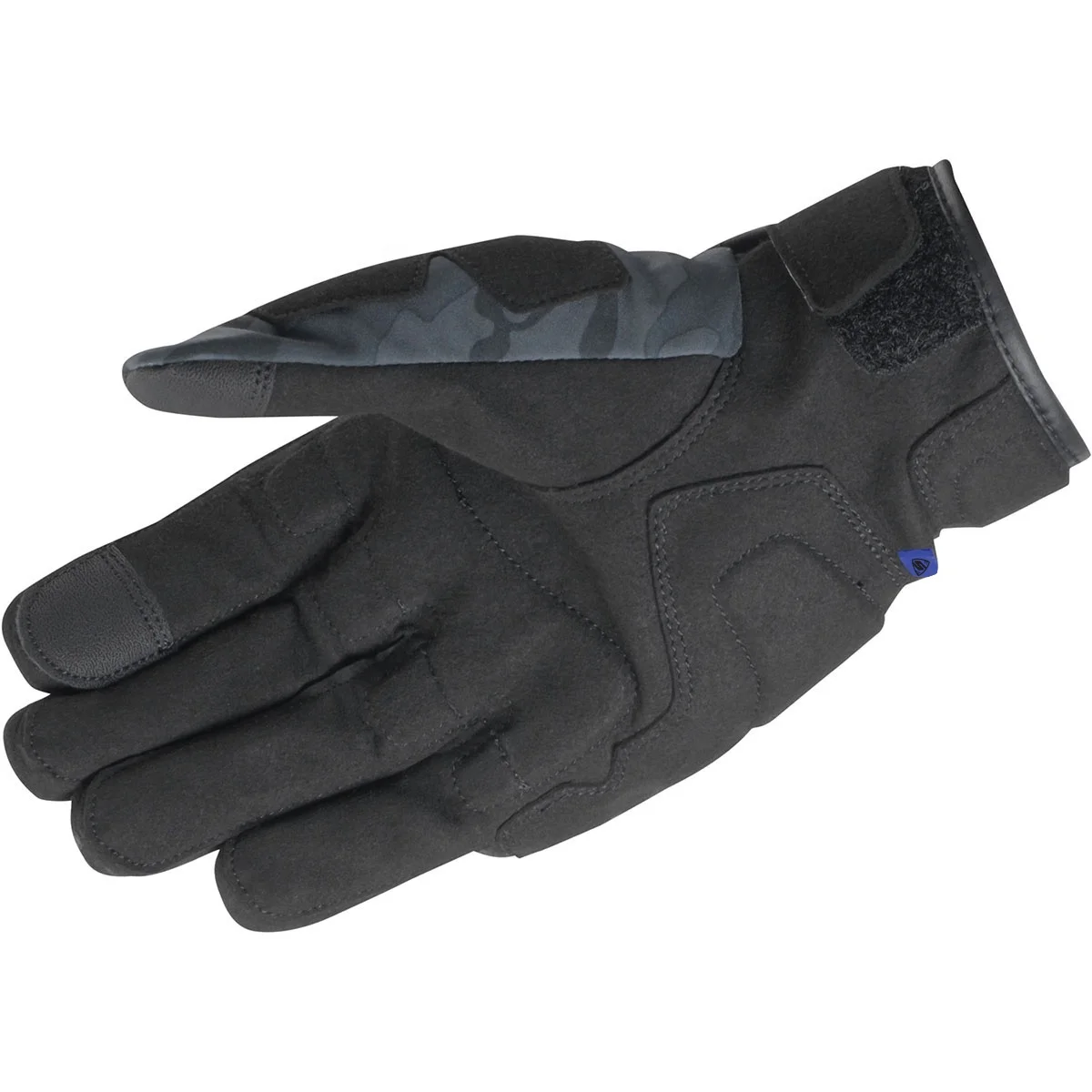 FRANTIC GREY CAMO Protect Short Winter Gloves with Built-in CE Standard Soft Knuckle Guard Smart Leather Touch for Smartphone