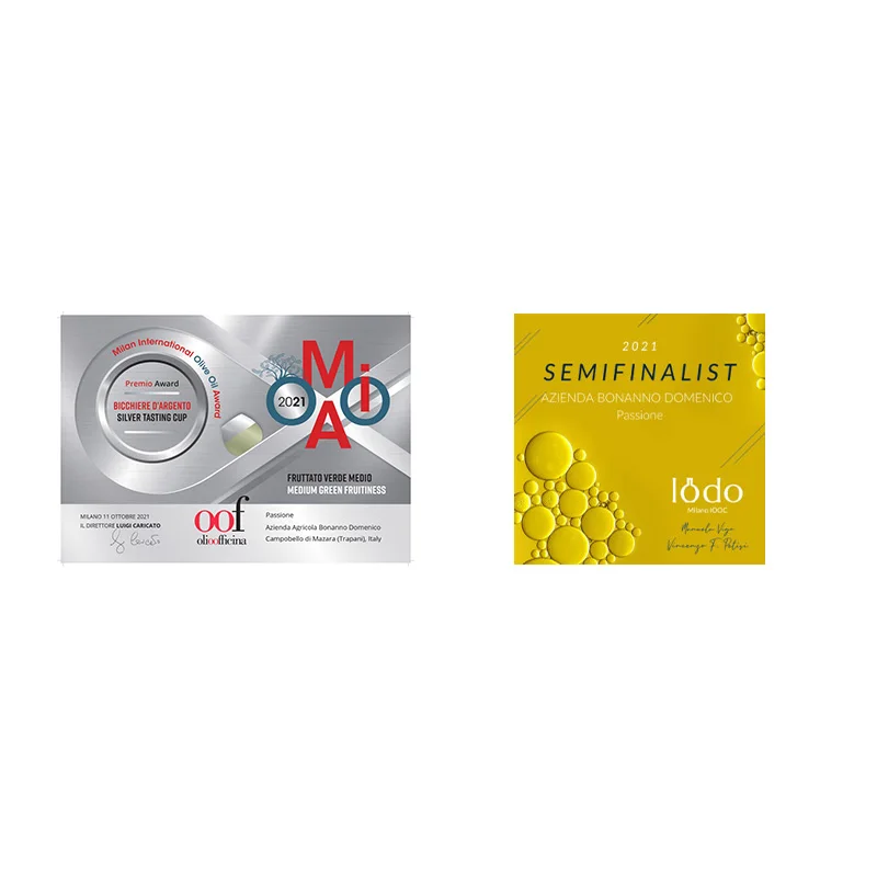 OEM organic  extravirgin olive oil 500 cl bottle with Spicy intensity and barely noticeable bitter not