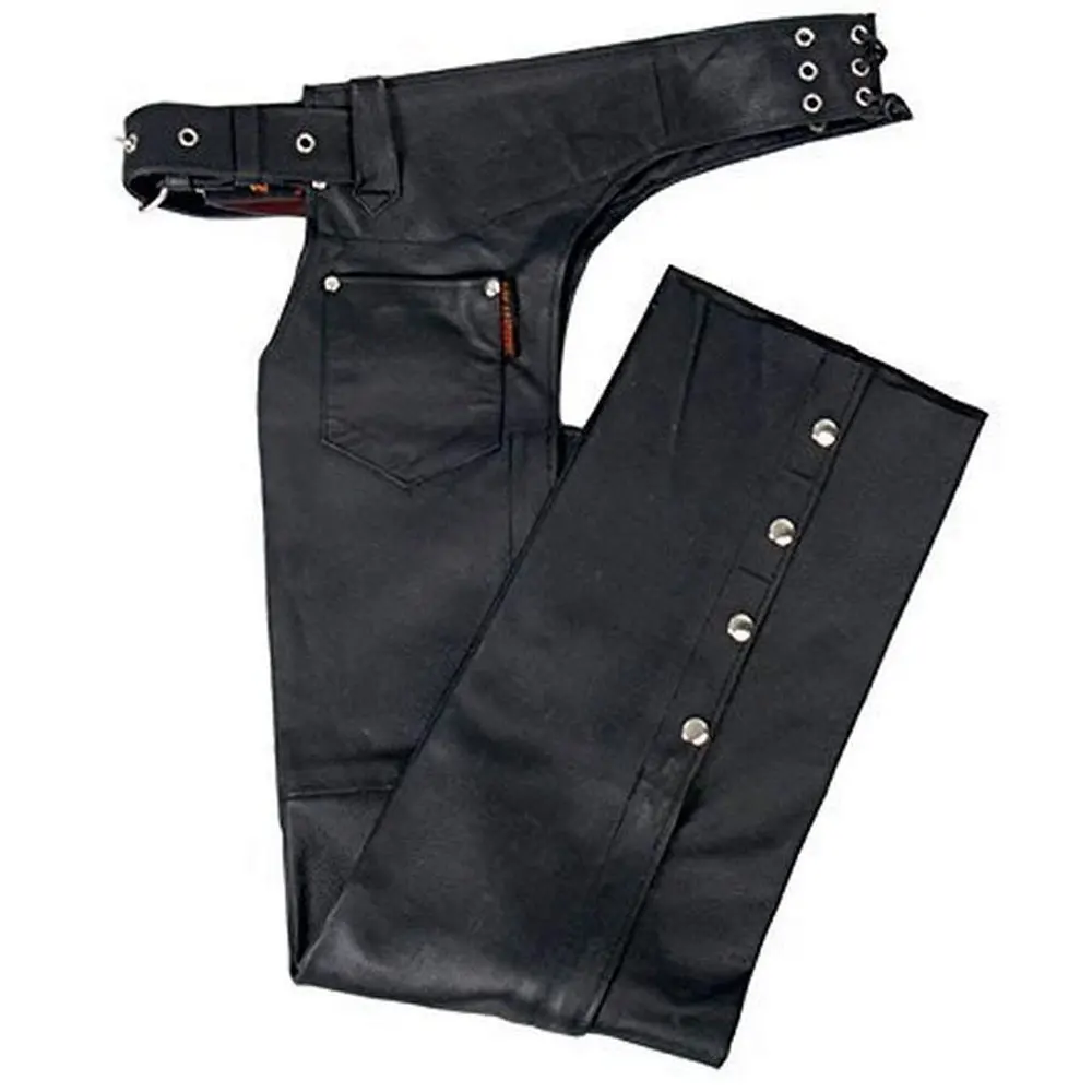 Men Custom logo & design genuine leather Classic Style Horse Riding Chaps / High quality material riding chaps in wholesale
