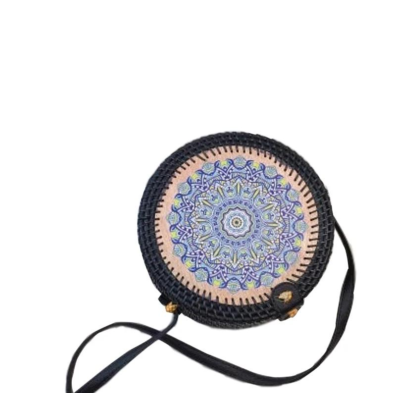 Самая дешевая цена натуральный винтажный и богемный стиль ротанговый клатч ротанговая сумка сделано во Вьетнаме оптовая продажа