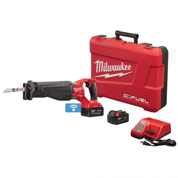 Milwaukeees M18 FUEL SAWZALL Recip Saw w/ ONE-KEY - 2 Battery XC5.0 Kit