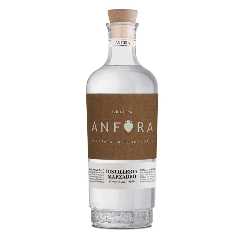Italian high quality GRAPPA ANFORA aged in terracotta-amphorae For Export