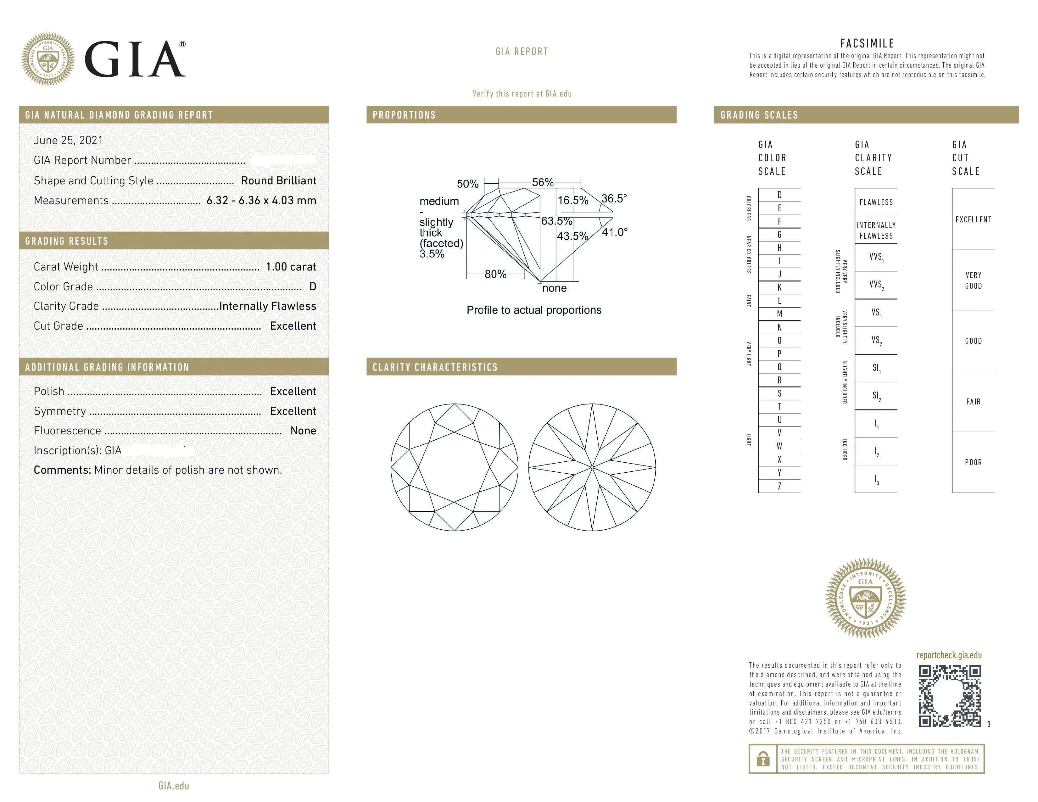 1 Carat D Color IF Clarity Round Brilliant Cut 100% Natural Loose GIA Certified Solitaire Wholesale Diamond For Jewelry