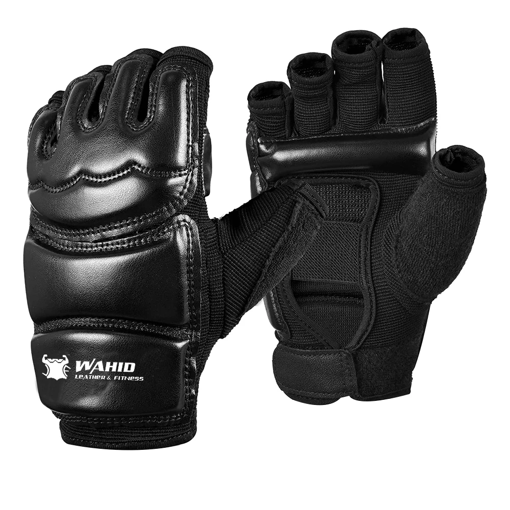 Premium Synthetic Pu Leather & Strong Grip Design Taekwondo Gloves for Sparring Martial Arts Boxing Training Kickboxing