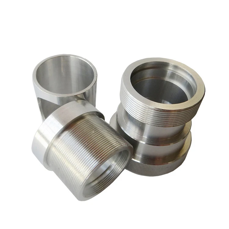 Skillful manufacturer CNC machining custom aluminum threaded bushing