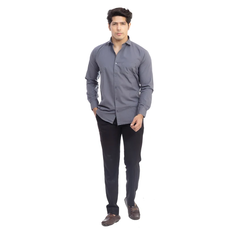 Лидер продаж 2021 мужские летние рубашки из чистого хлопка с длинным рукавом приталенные роскошные классические Распродажа по оптовой цене