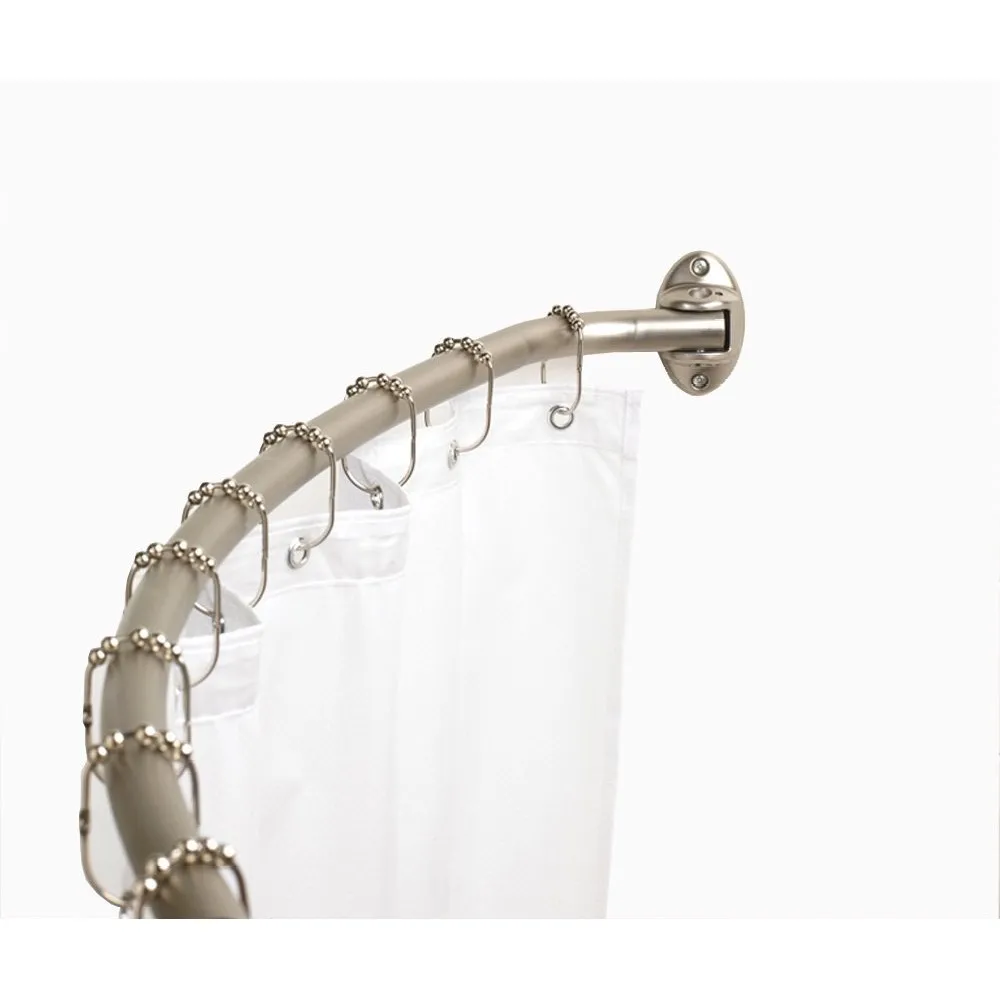 Customized adjustable curved shower curtain rod